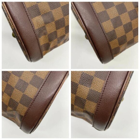 Authentic Louis Vuitton Damier Ebene Marais Bucket W/Box/Pouch 494-051825 - Picture 10 of 16